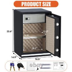 3.4 Cub Safe Box Large Safe with Hidden Compartment / Backlit Keypad Gun Cabinet