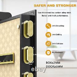 3.4 Cub Security Safe Box, Electronic Digital Lock, Large Home Safe