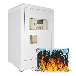 3.8Cubic Feet Home Safe Box Double Safety Key Lock & Keypad with Fireproof Bag