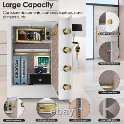 3.8 Cubic Electronic Digital Steel Security Safe with Keypad &Lock BOX Home Office