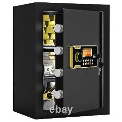 3 Cu ft Large Safe Security Home Safe Box with Removable Shelf for Home Office