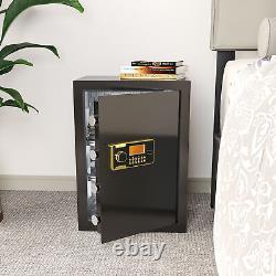 3 Cu ft Large Safe Security Home Safe Box with Removable Shelf for Home Office