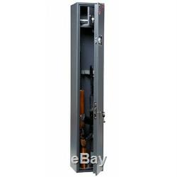 3 Gun Cabinet Rifle Shotgun Security Steel Storage Safe Combination Lock 4.92 ft