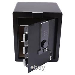 3 Tiers Digital Safe Box Cabinet for Home Security with Touch Screen Keypad Lock