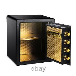 40cm Large & Anti-theft Fireproof & Jewelry Deposit & Digital Security Safe be