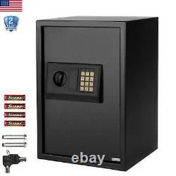41L Large Digital Electronic Safe Box Keypad Lock Security Home Office Hotel Gun