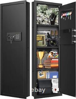 43.5 Tall Fireproof Wall Safe Removable Shelf, Hidden Gun Compartment