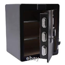 45cm Electronic Lock Keypad Safe Box Home Security Gun Cash Emergency Power Box