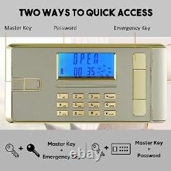 4.0Cu. Ft Double Lock Fireproof Safe Digital Keypad Home Office Security Box
