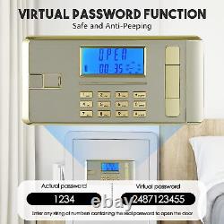4.0Cu. Ft Double Lock Fireproof Safe Digital Keypad Home Office Security Box