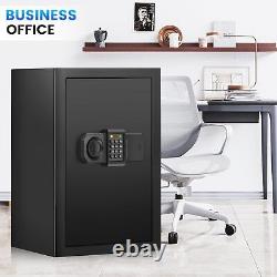 4.0 Cuft Large Safe for Home Use, Digital Home Safe Spare Keys and Alarm System