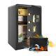 4.2cu. Ft Safe Box Super Large Lcd Double Lock Security Fireproof Home Office Gun
