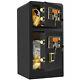 4.8cu Ft Extra Large Heavy Duty Home Safe Box Fireproof Double Door Hidden Lock