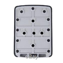 4 Digit Combination Key Lock Box Wall Mount Safe Security Storage Case Aluminum