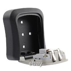 4 Digit Key Safe Lock Box Combination Wall Mount Security Storage Case Organizer