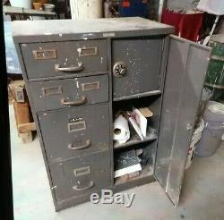 4 Drawer 2 shelves File Cabinet Safe with Combination Lock and original key