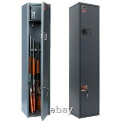 4 Gun Cabinet Security Steel Safe for Rifle Shotgun with Combination Lock 4.54 ft