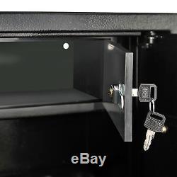 5Gun Rifle Storage Electronic Lock Safe Steel Cabinet Lockbox Firearm Heavy Duty