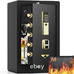 5.0 Cuft Extra Large Home Safe Fireproof, Waterproof, Anti-theft, Digital Keypad