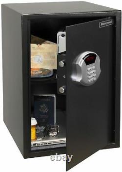 60lb Home Security Electronic Storage Jewelry Gun Money Lock Fire Safe Box Black