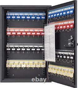 64 Key Storage Cabinet Combination Lock Box Safe Organize Wall Holder Dealership