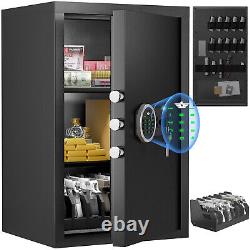 6.0 Cu ft Large Safe Box, Unassembled Digital Money Safe with Backlit Keypad