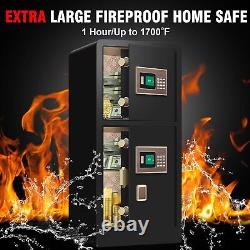 7.2 CU ft Extra Large Anti-Theft Home Safe Heavy Duty Fireproof Waterproof Safe