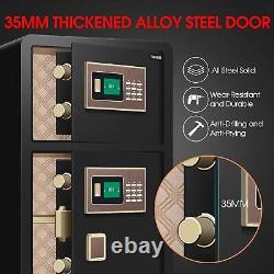 7.2 CU ft Extra Large Anti-Theft Home Safe Heavy Duty Fireproof Waterproof Safe