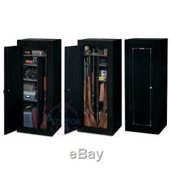 8-Gun Cabinet Storage Safe Rack Rifle Ammo Security Locker Safety Hunting Code