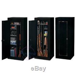8 Gun Cabinet Storage Safe Rack Rifle Ammo Security Locker Safety Hunting Code