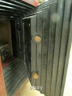 ANTIQUE Barnes Safe & Lock Co Pittsburgh Philadelphia 1800's Fire Safe with Combo