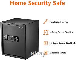 Amazon Basics Steel Home Security Safe with Electronic Keypad Secure Documents