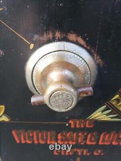 Antique 1889 Victor Safe & Lock Co Combination Safe KEY & COMBO WORKS 29