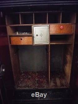 Antique Carey Floor Safe, circa 1900, with combination to lock and keys