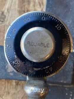 Antique Complete Reliable Safe & Lock Co. 4 Number Combination Dial Mechanism