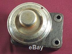 Antique Safe Combination Dial, Ring Lock Unit Sargent & Greenleaf Parts 1870's