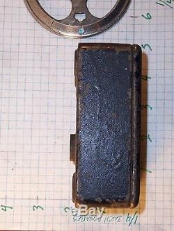 Antique Safe Combination Dial, Ring Lock Unit Sargent & Greenleaf Parts 1870's