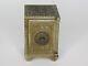 Antique State Safe Coin Bank Working Combination Lock Cast Iron Withcombo