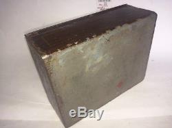 Antique Strongbox Combination Lock Money Box Safe Coffre Small Mini Steel