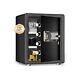 Aobabo Steel Digital Safe Box 1.93cuft Password Quick-access Safe Box For Hom