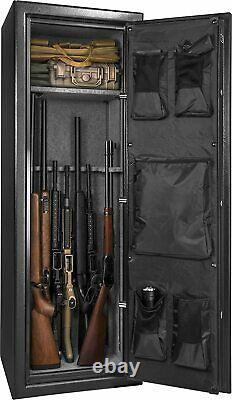 BARSKA New Fireproof Fire Vault Rifle Gun Keypad Lock Safe Cabinet 8.5