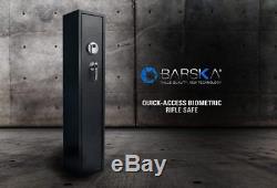 Barska Biometric Quick Access Rifle Safe AX11652 Fingerprint Home Defense Safe