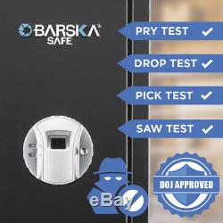 Barska Biometric Rifle Safe, Extra Shelf & Dehumidifier Bundle, AX11652 BUNDLE