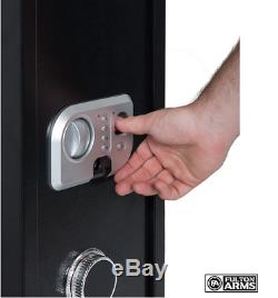 Biometric Gun Rifle Safe Electronic Lock Fingerprint Cabinet Firearm Storage New