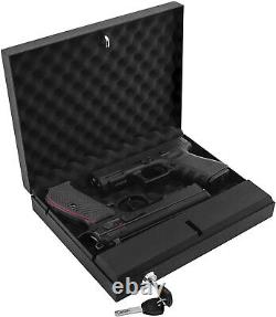 Biometric Gun Safe Box Lock Pistol Vault Firearm Best Quality Fingerprint (2)