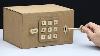 Build A Safe With Combination Number Lock And Key From Cardboard