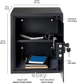 Caja Fuerte De Seguridad Digital Para Guardar Relojes Dinero Armas Grande Cajas