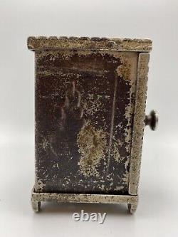 Circa 1900 State Safe Cast Iron Bank Safe with Combination Lock