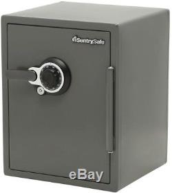 Combination Dial Lock Safe withKey Water/Fire-Resistant Steel 2 cu. Ft. SentrySafe