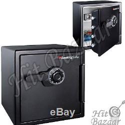 Combination Fire Safe Lock Box Security Proof Jewelry Home Safety Gun Cash Hold